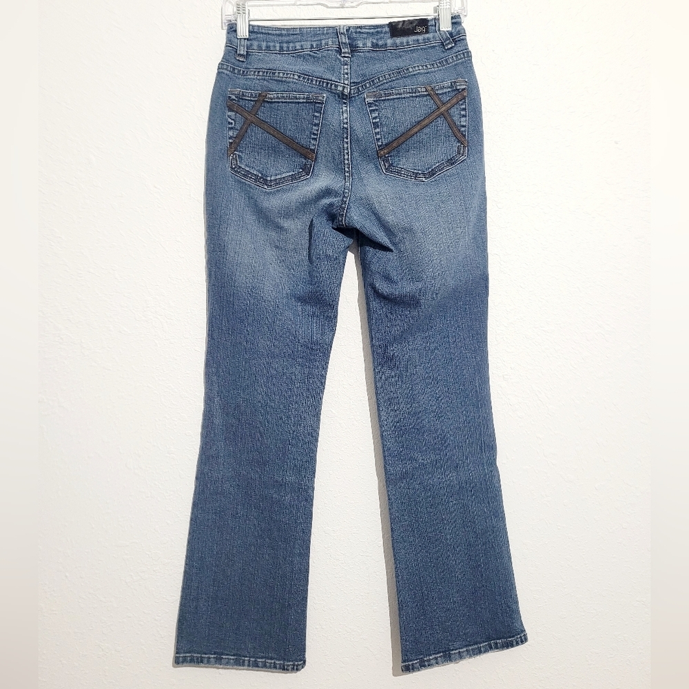 Jag Jeans Women’s Size 4P Bootcut Stretch Blue Denim Jeans Mid Rise - Picture 2 of 12